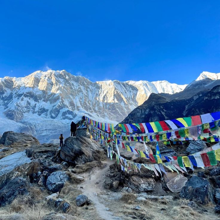 View of Annapurana base camp