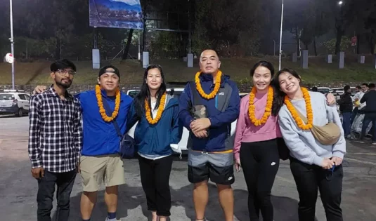 Welcome toTribhuwan International Airport Kathmandu