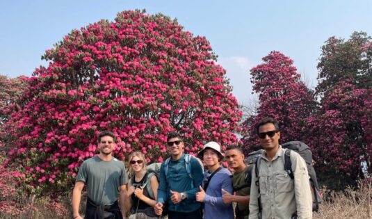 On the way tada pani photo with group