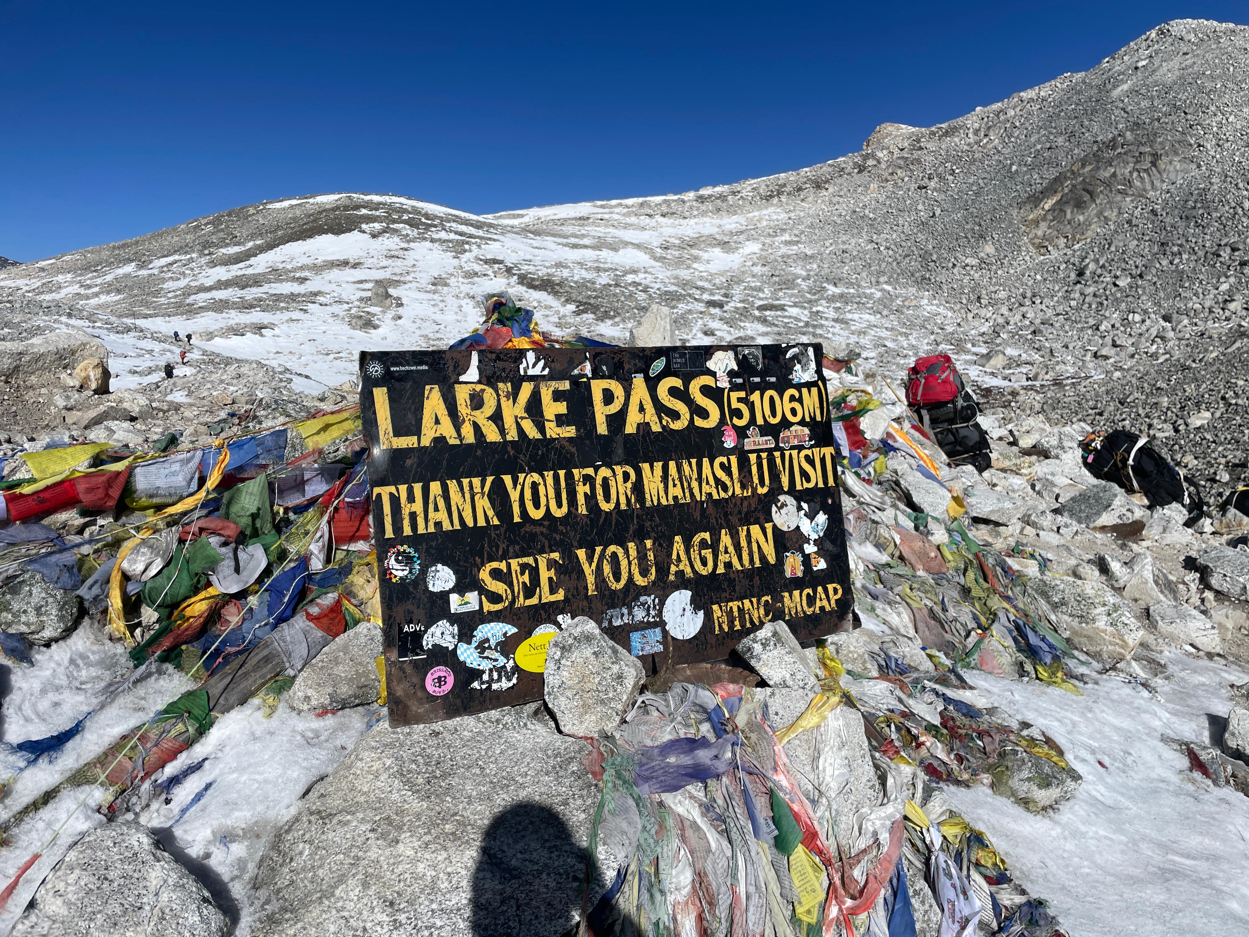 Highest point in Manaslu Region