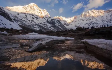 Dawn at Annapurna Base Camp