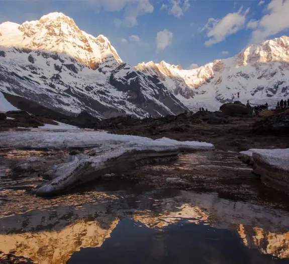Dawn at Annapurna Base Camp